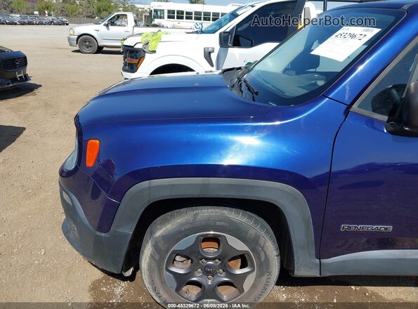 ZACCJAAW5GPC63205 2016 JEEP RENEGADE Blue წინა ხედი