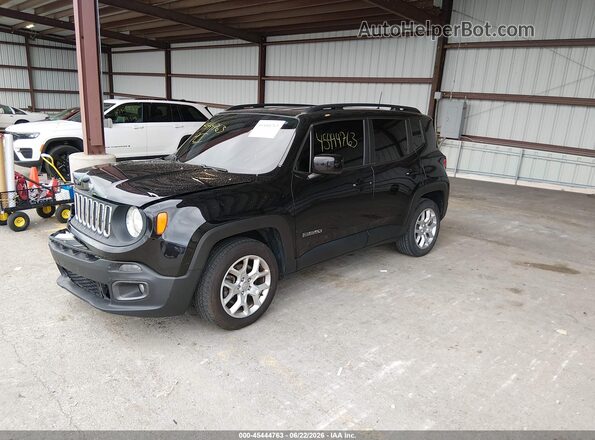 ZACCJABB0JPH48547 2018 JEEP RENEGADE Black წინა მარცხენა ხედი სამი მეოთხედიდან