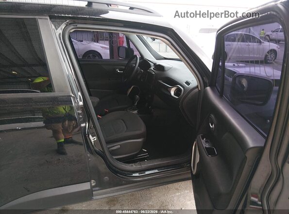 ZACCJABB0JPH48547 2018 JEEP RENEGADE Black წინა სალონის ხედი