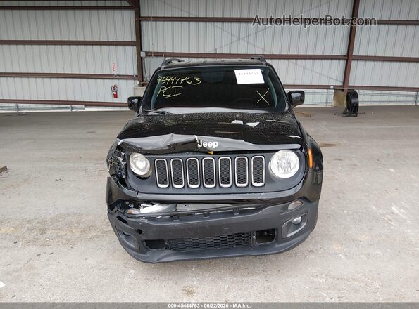 ZACCJABB0JPH48547 2018 JEEP RENEGADE Black ხელსაწყოთა პანელის ხედი