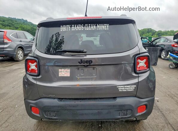 ZACCJABB1HPF21474 2017 JEEP RENEGADE Серый Вид сзади