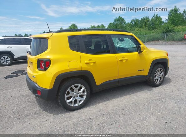 ZACCJABB1JPH62005 2018 JEEP RENEGADE Yellow Rear right