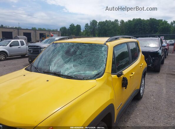 ZACCJABB1JPH62005 2018 JEEP RENEGADE Yellow Front view
