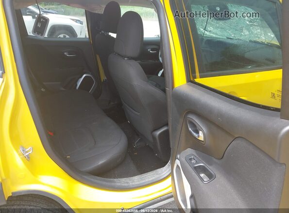 ZACCJABB1JPH62005 2018 JEEP RENEGADE Yellow VIN sticker view