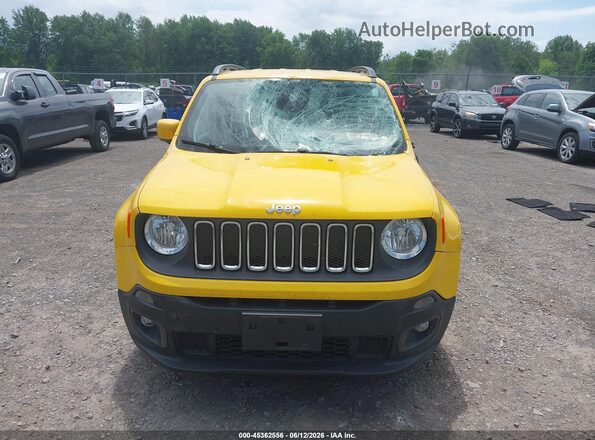 ZACCJABB1JPH62005 2018 JEEP RENEGADE Yellow Rear interior view