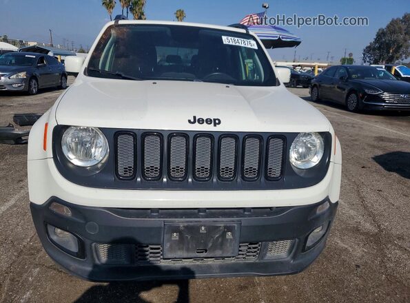 ZACCJABB2JPJ21510 2018 JEEP RENEGADE White Вид спереду