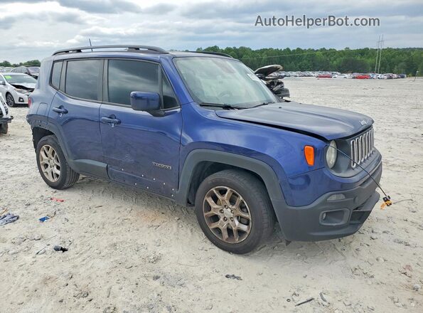 ZACCJABB2JPJ35827 2018 JEEP RENEGADE Blue Передня права чверть