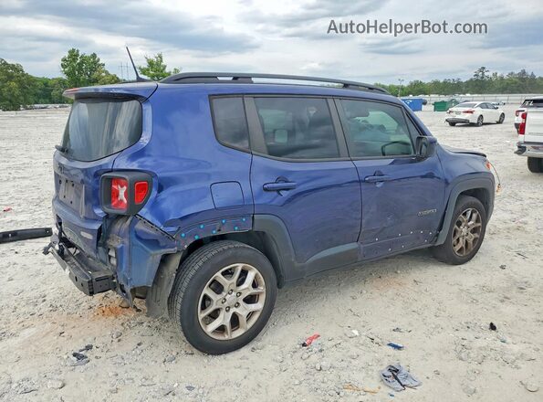 ZACCJABB2JPJ35827 2018 JEEP RENEGADE Blue Задня права чверть