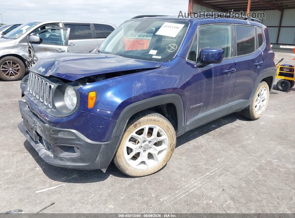 ZACCJABB2JPJ66320 2018 JEEP RENEGADE Blue Przód lewy