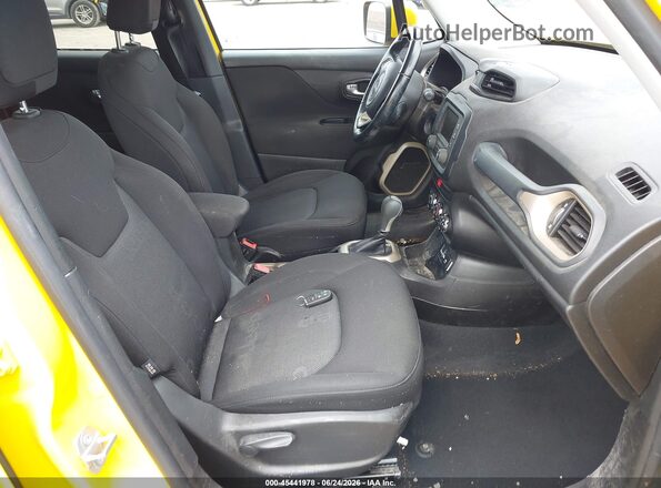 ZACCJABB3HPE46485 2017 JEEP RENEGADE Yellow Widok wnętrza z przodu