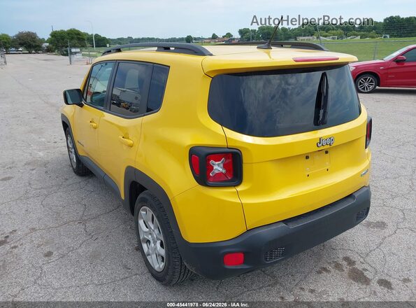 ZACCJABB3HPE46485 2017 JEEP RENEGADE Yellow Tył lewy
