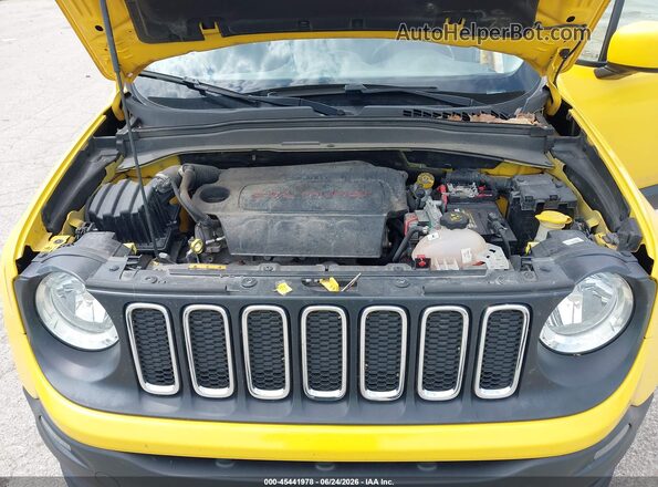 ZACCJABB3HPE46485 2017 JEEP RENEGADE Yellow Widok z tyłu