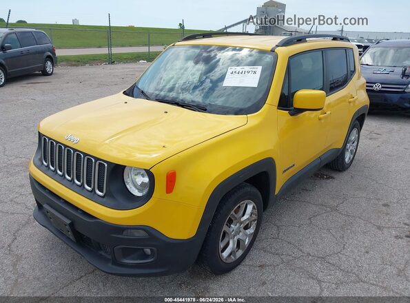 ZACCJABB3HPE46485 2017 JEEP RENEGADE Yellow Przód lewy