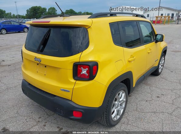 ZACCJABB3HPE46485 2017 JEEP RENEGADE Yellow Tył prawy