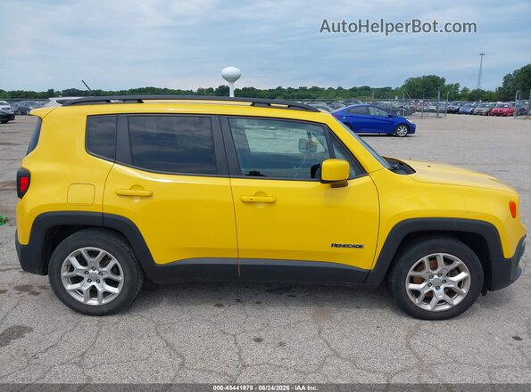 ZACCJABB3HPE46485 2017 JEEP RENEGADE Yellow Widok wnętrza z tyłu