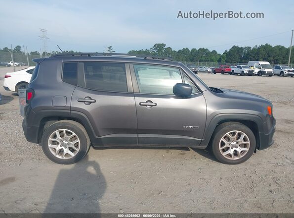 ZACCJABB3HPE63190 2017 JEEP RENEGADE Gray Вид задньої частини салону