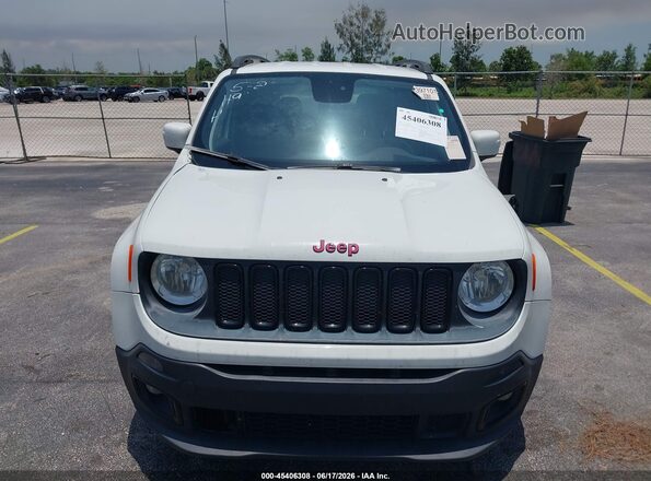 ZACCJABB3JPH91280 2018 JEEP RENEGADE White Instrument cluster view