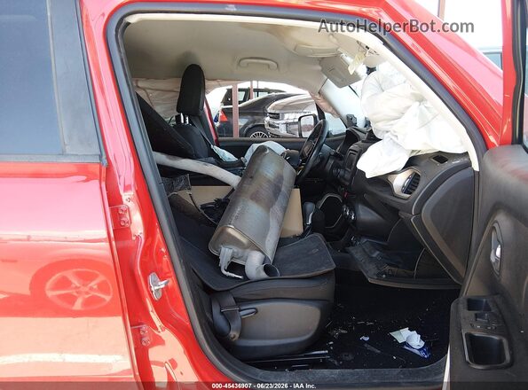 ZACCJABB4HPE60122 2017 JEEP RENEGADE Red Вид салону спереду