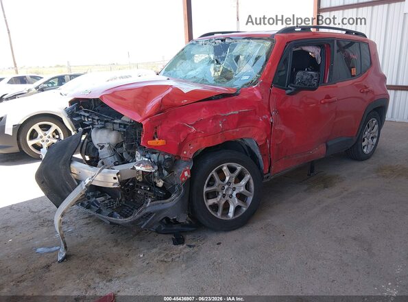 ZACCJABB4HPE60122 2017 JEEP RENEGADE Red Передня ліва чверть