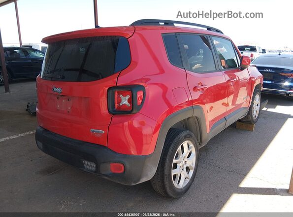 ZACCJABB4HPE60122 2017 JEEP RENEGADE Red Задня права чверть