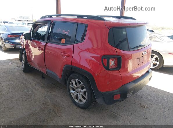 ZACCJABB4HPE60122 2017 JEEP RENEGADE Red Задня ліва чверть