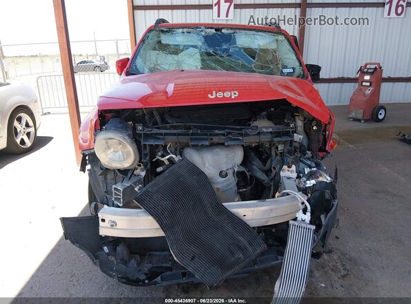 ZACCJABB4HPE60122 2017 JEEP RENEGADE Red Вид панелі приладів