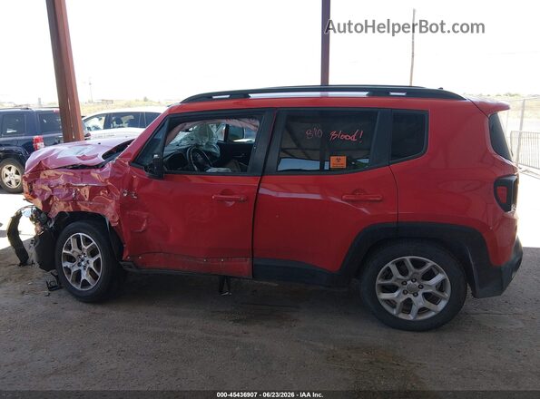 ZACCJABB4HPE60122 2017 JEEP RENEGADE Red Вид задньої частини салону