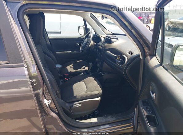 ZACCJABB4JPH70356 2018 JEEP RENEGADE Black წინა სალონის ხედი