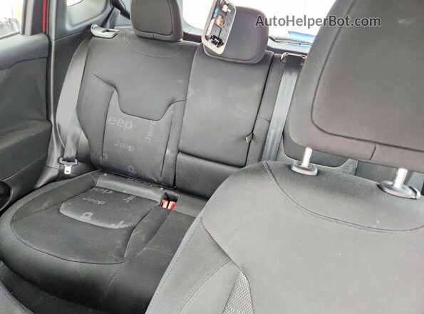 ZACCJABB5HPF38259 2017 JEEP RENEGADE Orange უკანა სავარძლების ხედი