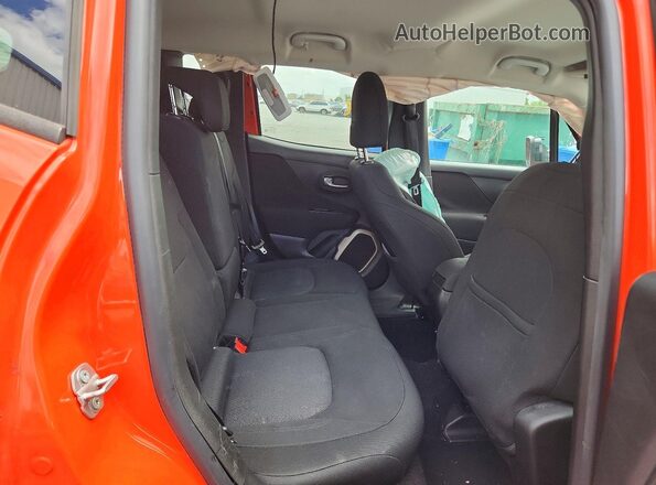 ZACCJABB5HPF38259 2017 JEEP RENEGADE Orange უკანა სალონის ხედი