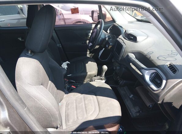 ZACCJABB5JPJ40486 2018 JEEP RENEGADE Silver Вид салону спереду