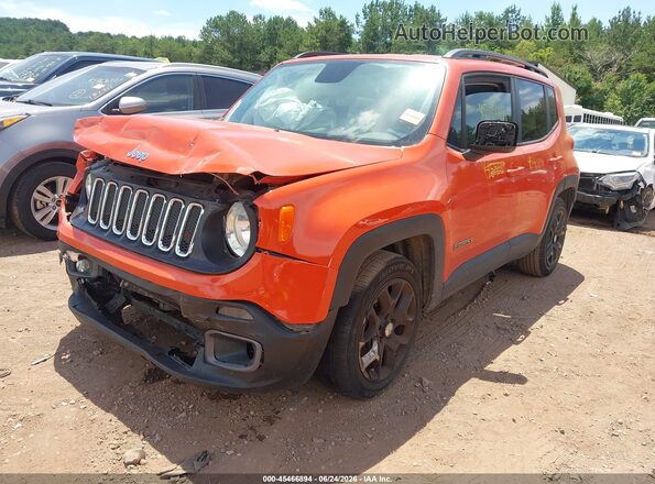 ZACCJABB6JPJ61587 2018 JEEP RENEGADE Orange Przód lewy