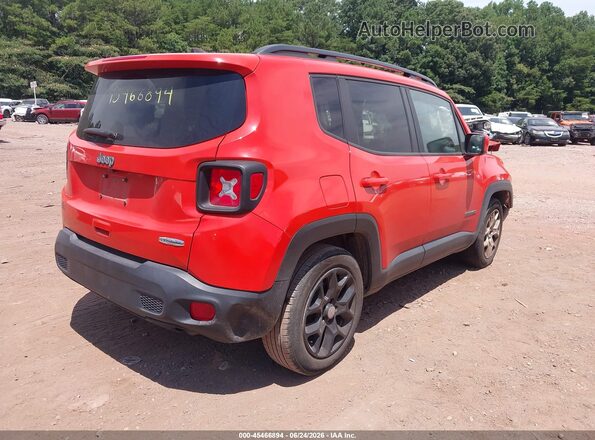 ZACCJABB6JPJ61587 2018 JEEP RENEGADE Orange Tył prawy