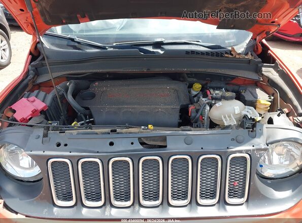 ZACCJABB6JPJ61587 2018 JEEP RENEGADE Orange Widok z tyłu