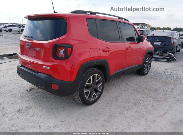 ZACCJABB7JPH75244 2018 JEEP RENEGADE Red Tył prawy