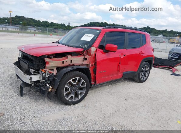 ZACCJABB7JPH75244 2018 JEEP RENEGADE Red Przód lewy