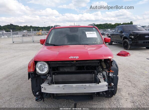ZACCJABB7JPH75244 2018 JEEP RENEGADE Red Widok wnętrza z tyłu