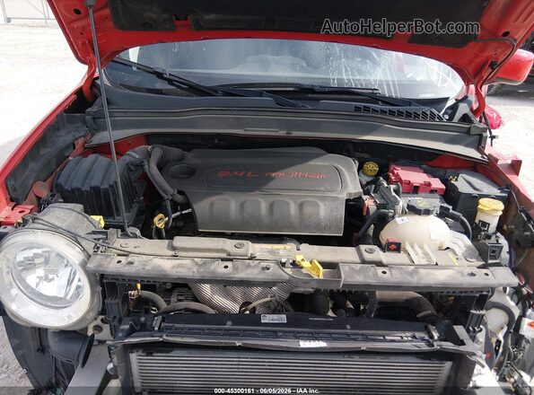 ZACCJABB7JPH75244 2018 JEEP RENEGADE Red Widok z tyłu