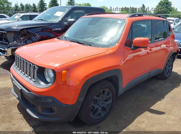 ZACCJABB8HPE49074 2017 JEEP RENEGADE Orange Przód lewy