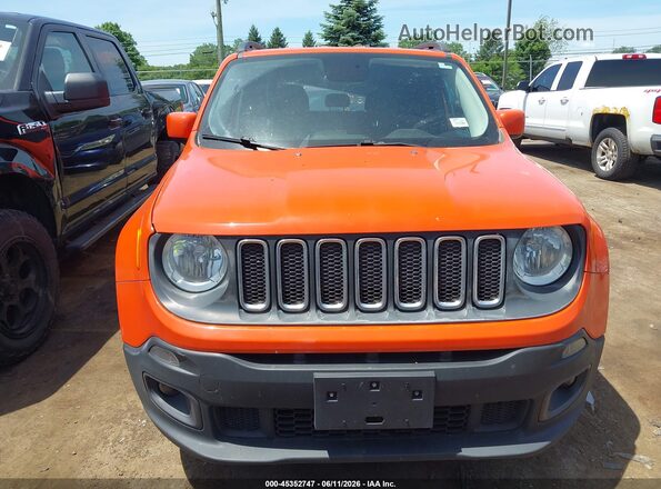 ZACCJABB8HPE49074 2017 JEEP RENEGADE Orange Widok zestawu wskaźników