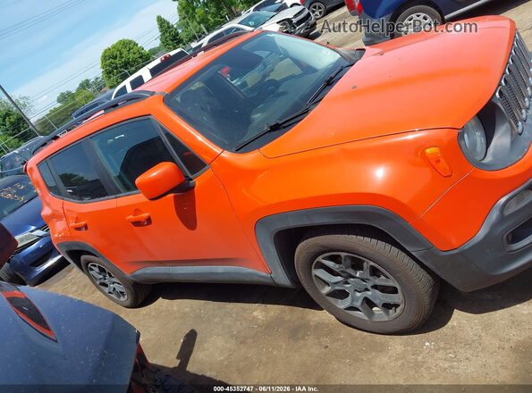 ZACCJABB8HPE49074 2017 JEEP RENEGADE Orange Widok wnętrza z tyłu