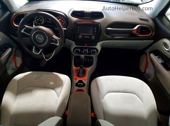 ZACCJABB8HPE68370 2017 JEEP RENEGADE Gray Vista del salpicadero