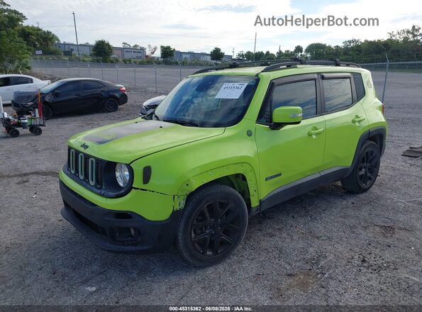 ZACCJABB8JPH34623 2018 JEEP RENEGADE Green Front left