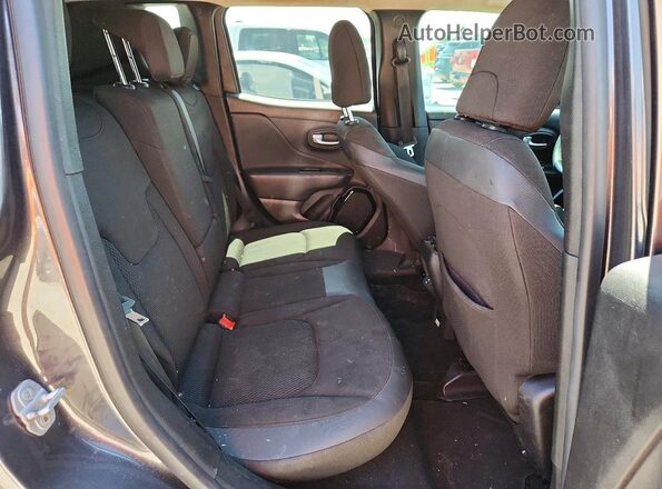 ZACCJABB8JPH46142 2018 JEEP RENEGADE Charcoal უკანა სავარძლების ხედი