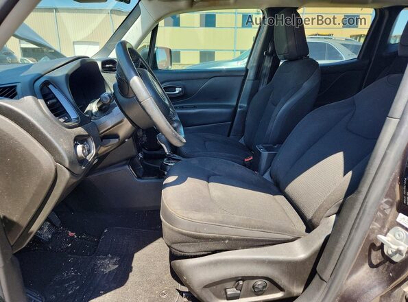 ZACCJABB8JPH46142 2018 JEEP RENEGADE Charcoal წინა სალონის ხედი
