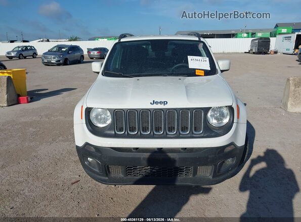 ZACCJABB9JPH78758 2018 JEEP RENEGADE White ხელსაწყოთა პანელის ხედი