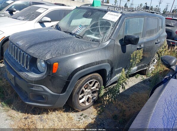 ZACCJABBXHPF00154 2017 JEEP RENEGADE Черный Передняя левая четверть
