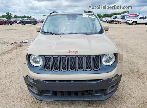 ZACCJABT0GPD21886 2016 JEEP RENEGADE Tan Front view