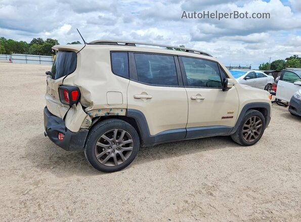 ZACCJABT0GPD21886 2016 JEEP RENEGADE Tan Rear right