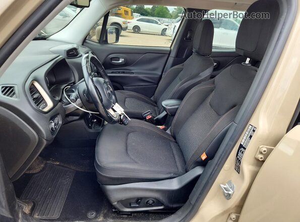 ZACCJABT0GPD21886 2016 JEEP RENEGADE Tan Front interior view